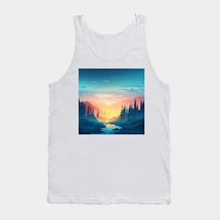 Minimal art scenery Tank Top